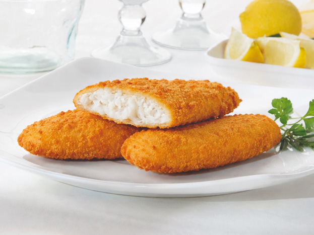 Pescado empanado